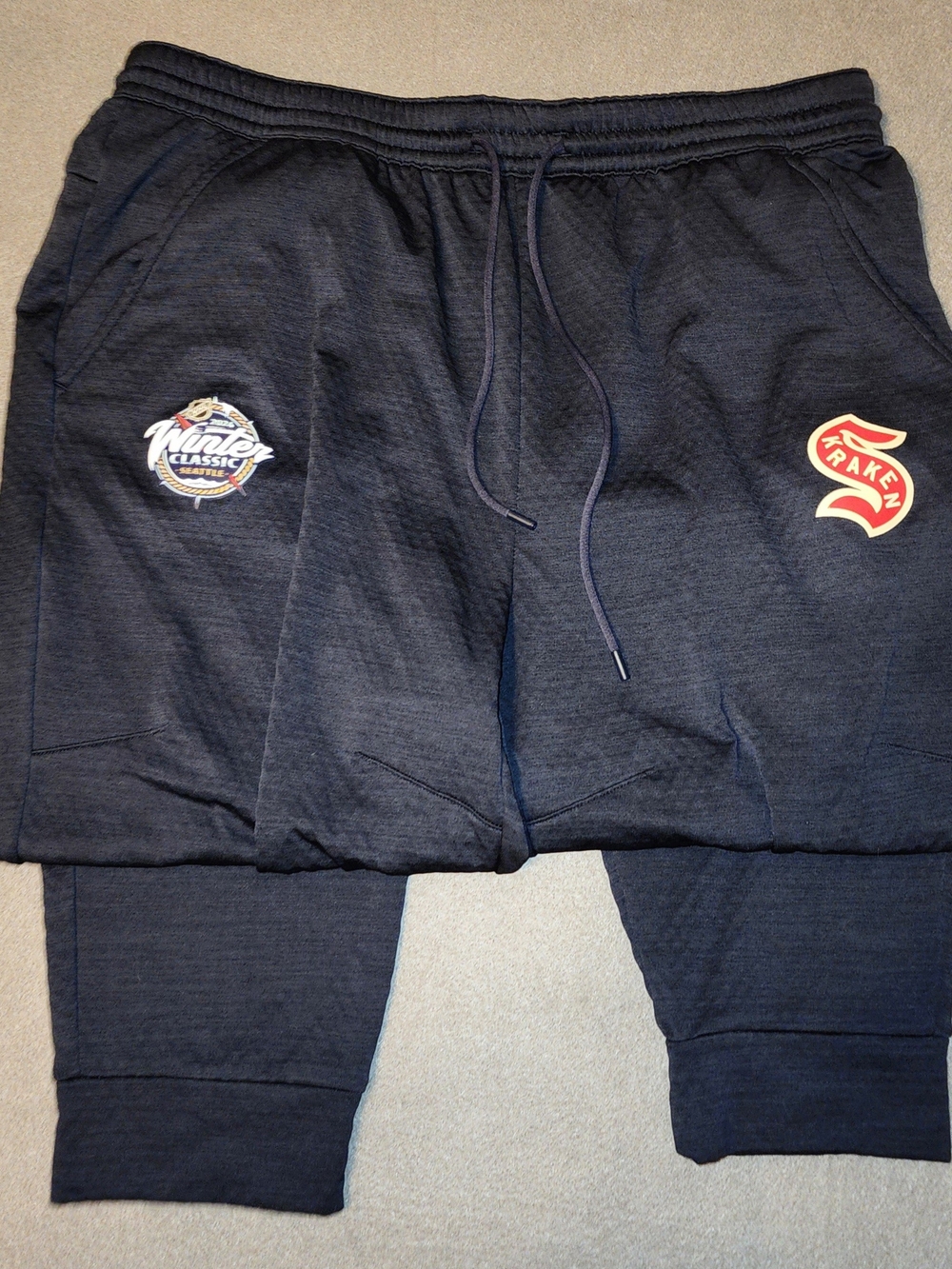 Fanatics 2024 NHL Winter Classic Pants, Seattle Kraken, Size XL, Authentic Pro